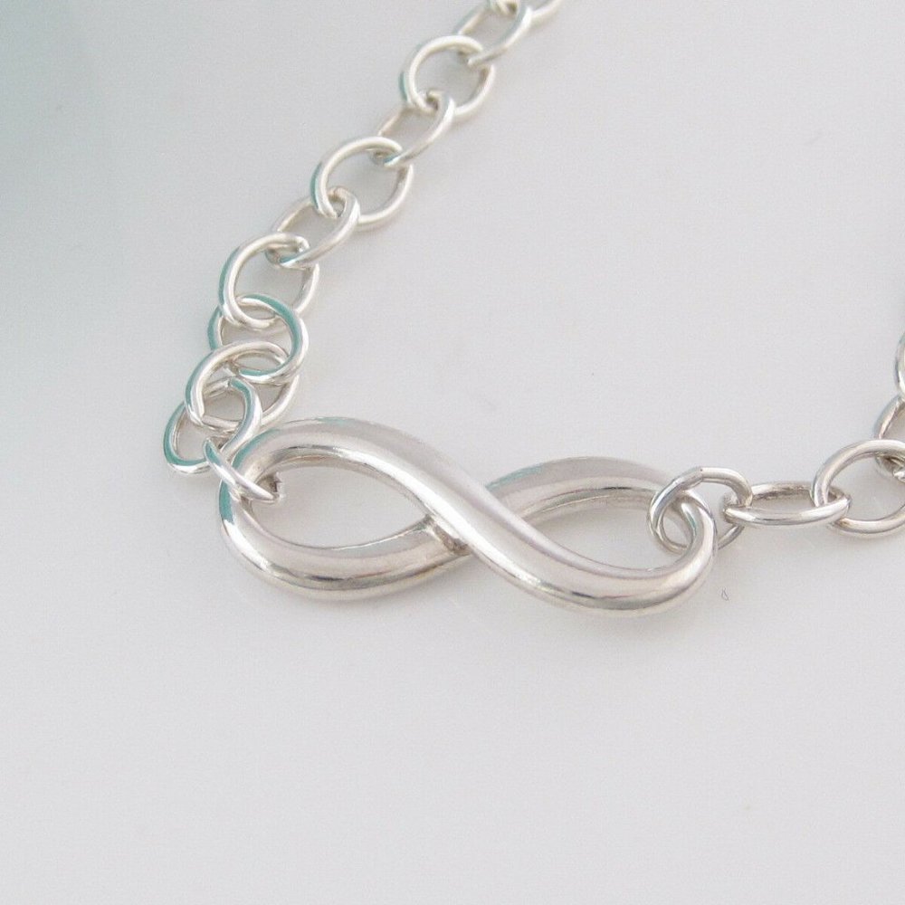 Tiffany & Co Sterling Silver Infinity Necklace